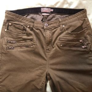 Torrid Sky High Skinny Jeans - Olive Green